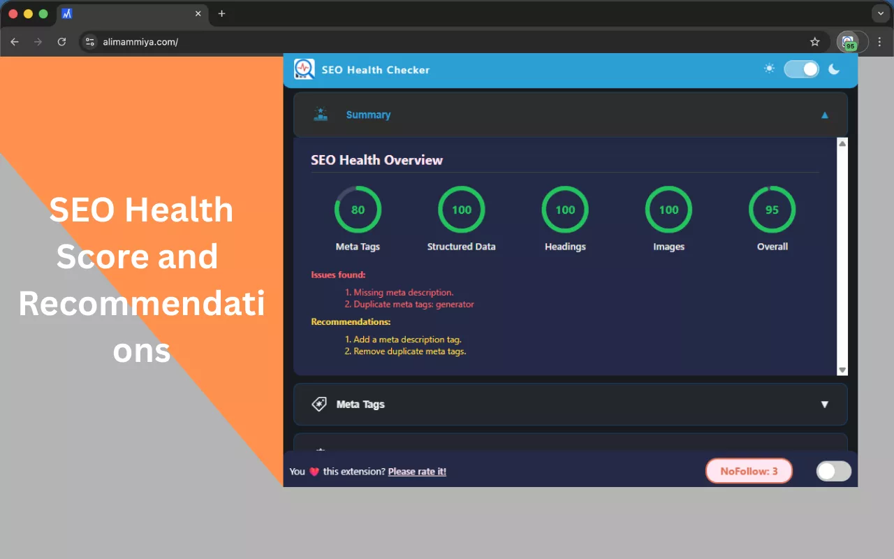 SEO Health Checker Overview